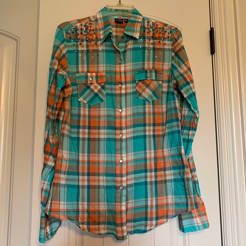 Women’s Cruel Pearl Snap Blouse